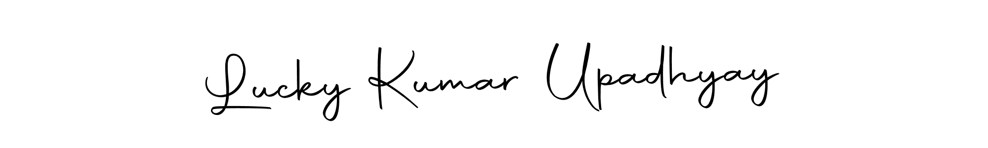 Use a signature maker to create a handwritten signature online. With this signature software, you can design (Autography-DOLnW) your own signature for name Lucky Kumar Upadhyay. Lucky Kumar Upadhyay signature style 10 images and pictures png