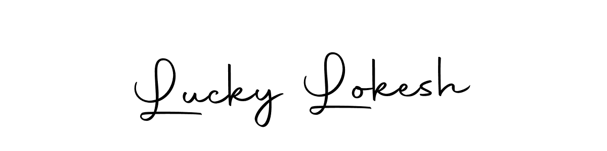 It looks lik you need a new signature style for name Lucky Lokesh. Design unique handwritten (Autography-DOLnW) signature with our free signature maker in just a few clicks. Lucky Lokesh signature style 10 images and pictures png