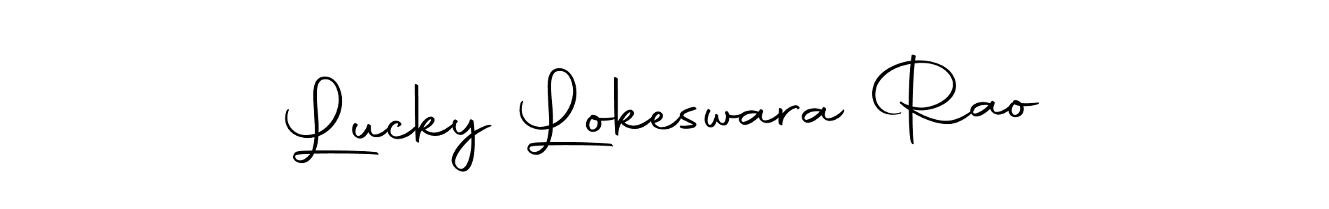 Here are the top 10 professional signature styles for the name Lucky Lokeswara Rao. These are the best autograph styles you can use for your name. Lucky Lokeswara Rao signature style 10 images and pictures png