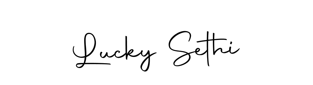 Lucky Sethi stylish signature style. Best Handwritten Sign (Autography-DOLnW) for my name. Handwritten Signature Collection Ideas for my name Lucky Sethi. Lucky Sethi signature style 10 images and pictures png