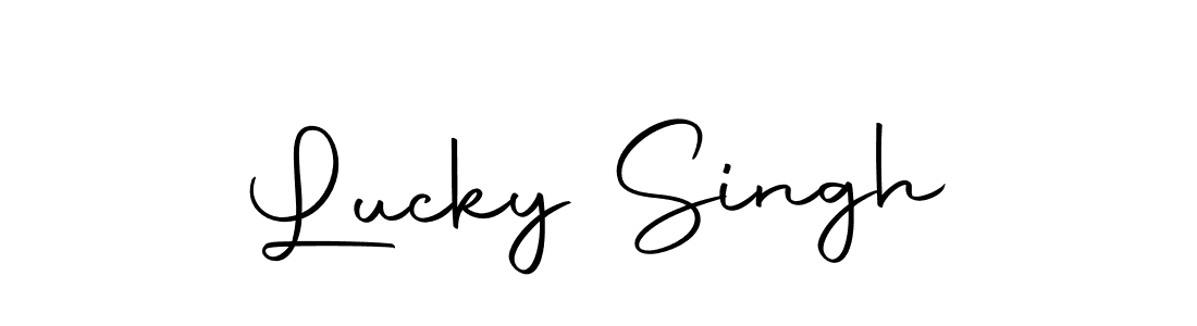 The best way (Autography-DOLnW) to make a short signature is to pick only two or three words in your name. The name Lucky Singh include a total of six letters. For converting this name. Lucky Singh signature style 10 images and pictures png