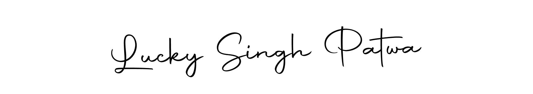 Autography-DOLnW is a professional signature style that is perfect for those who want to add a touch of class to their signature. It is also a great choice for those who want to make their signature more unique. Get Lucky Singh Patwa name to fancy signature for free. Lucky Singh Patwa signature style 10 images and pictures png