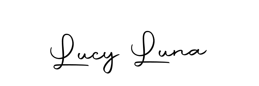 Also we have Lucy Luna name is the best signature style. Create professional handwritten signature collection using Autography-DOLnW autograph style. Lucy Luna signature style 10 images and pictures png