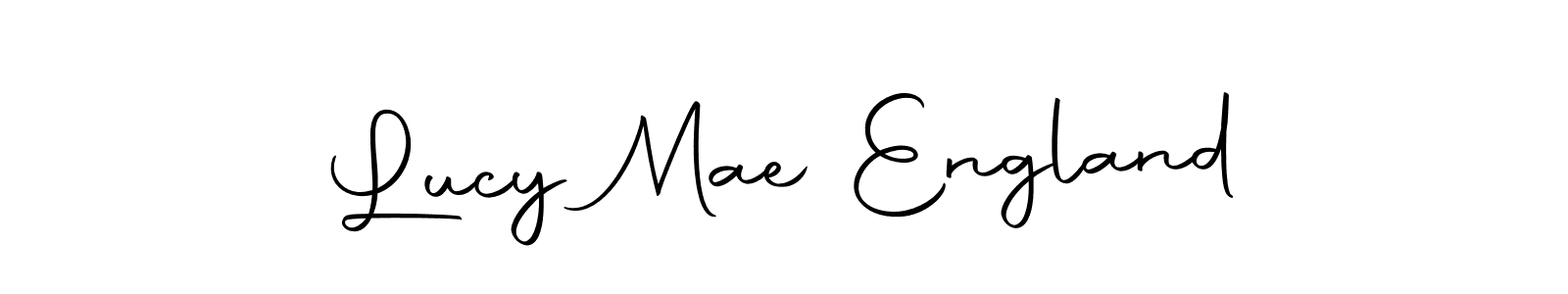 Once you've used our free online signature maker to create your best signature Autography-DOLnW style, it's time to enjoy all of the benefits that Lucy Mae England name signing documents. Lucy Mae England signature style 10 images and pictures png