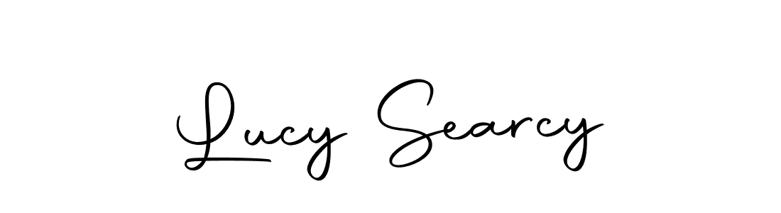 How to make Lucy Searcy name signature. Use Autography-DOLnW style for creating short signs online. This is the latest handwritten sign. Lucy Searcy signature style 10 images and pictures png