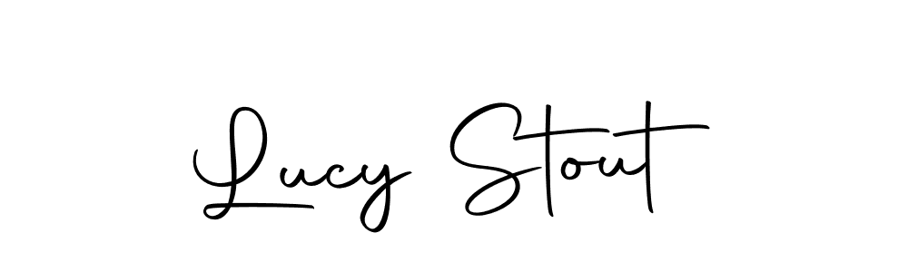 How to make Lucy Stout name signature. Use Autography-DOLnW style for creating short signs online. This is the latest handwritten sign. Lucy Stout signature style 10 images and pictures png