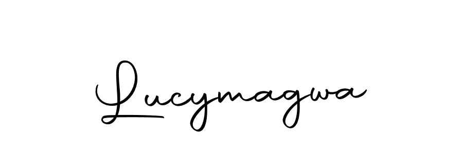 Lucymagwa stylish signature style. Best Handwritten Sign (Autography-DOLnW) for my name. Handwritten Signature Collection Ideas for my name Lucymagwa. Lucymagwa signature style 10 images and pictures png
