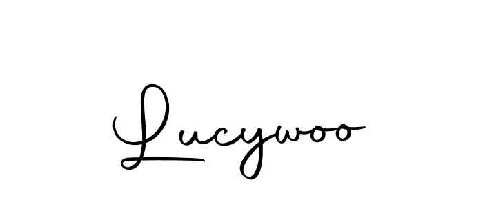 Lucywoo stylish signature style. Best Handwritten Sign (Autography-DOLnW) for my name. Handwritten Signature Collection Ideas for my name Lucywoo. Lucywoo signature style 10 images and pictures png