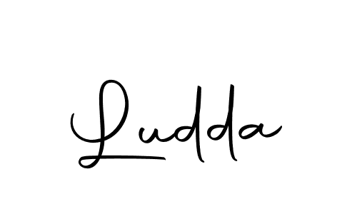 You should practise on your own different ways (Autography-DOLnW) to write your name (Ludda) in signature. don't let someone else do it for you. Ludda signature style 10 images and pictures png