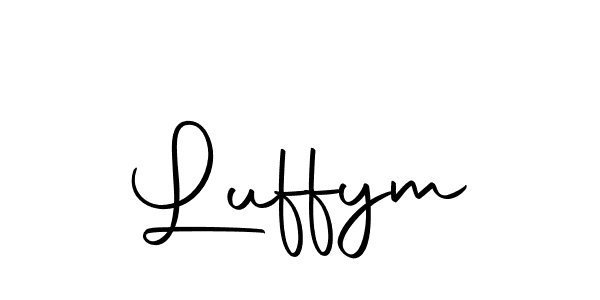 How to make Luffym signature? Autography-DOLnW is a professional autograph style. Create handwritten signature for Luffym name. Luffym signature style 10 images and pictures png