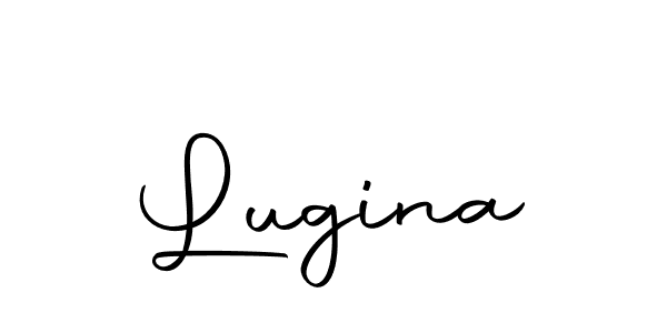 Use a signature maker to create a handwritten signature online. With this signature software, you can design (Autography-DOLnW) your own signature for name Lugina. Lugina signature style 10 images and pictures png