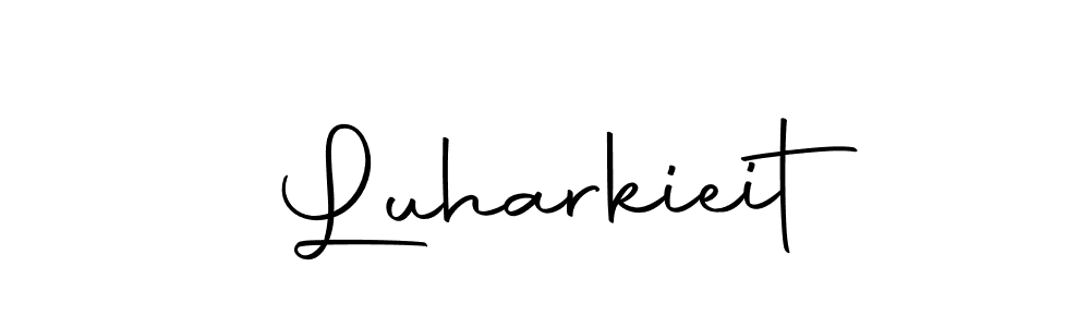 Design your own signature with our free online signature maker. With this signature software, you can create a handwritten (Autography-DOLnW) signature for name Luharkieit. Luharkieit signature style 10 images and pictures png
