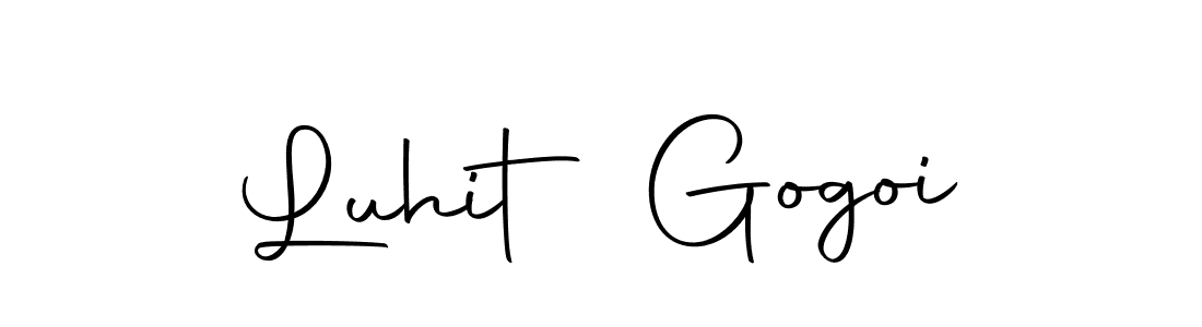 Make a beautiful signature design for name Luhit Gogoi. With this signature (Autography-DOLnW) style, you can create a handwritten signature for free. Luhit Gogoi signature style 10 images and pictures png