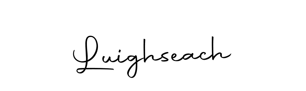 Create a beautiful signature design for name Luighseach. With this signature (Autography-DOLnW) fonts, you can make a handwritten signature for free. Luighseach signature style 10 images and pictures png