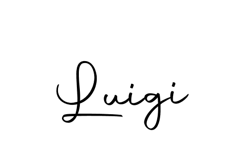 Create a beautiful signature design for name Luigi. With this signature (Autography-DOLnW) fonts, you can make a handwritten signature for free. Luigi signature style 10 images and pictures png