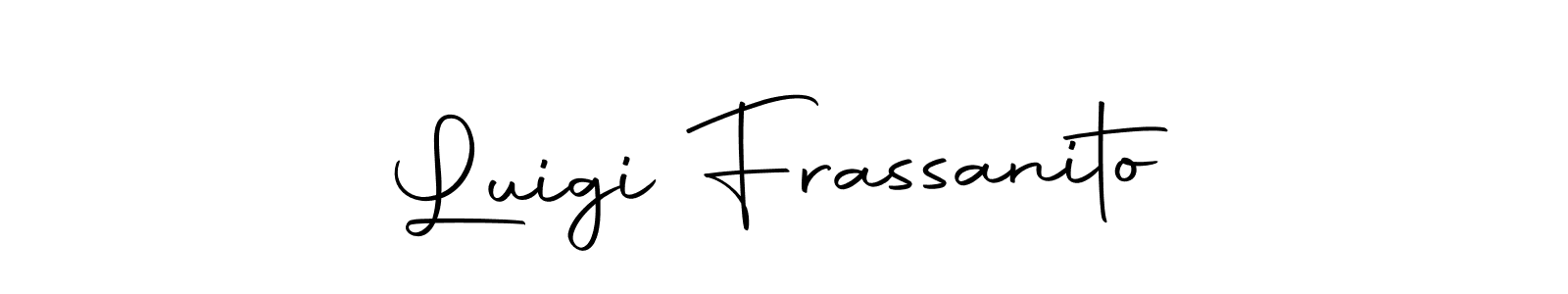 The best way (Autography-DOLnW) to make a short signature is to pick only two or three words in your name. The name Luigi Frassanito include a total of six letters. For converting this name. Luigi Frassanito signature style 10 images and pictures png