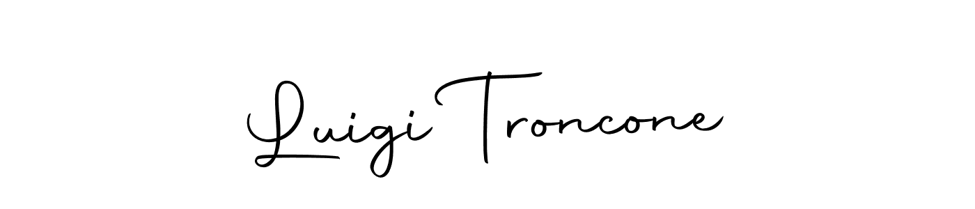 Design your own signature with our free online signature maker. With this signature software, you can create a handwritten (Autography-DOLnW) signature for name Luigi Troncone. Luigi Troncone signature style 10 images and pictures png