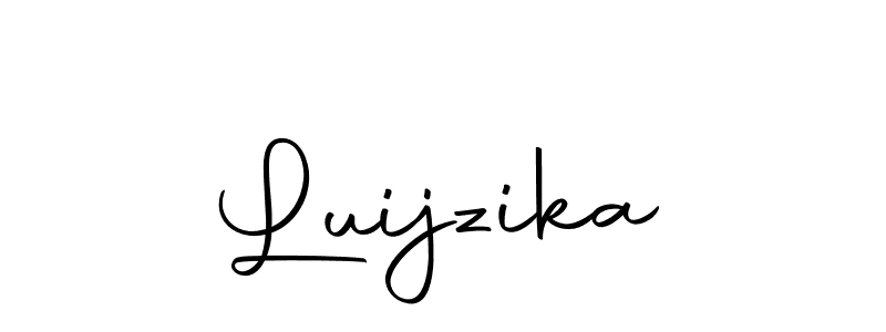 Create a beautiful signature design for name Luijzika. With this signature (Autography-DOLnW) fonts, you can make a handwritten signature for free. Luijzika signature style 10 images and pictures png