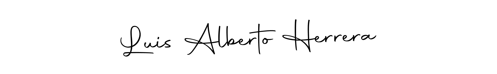 Autography-DOLnW is a professional signature style that is perfect for those who want to add a touch of class to their signature. It is also a great choice for those who want to make their signature more unique. Get Luis Alberto Herrera name to fancy signature for free. Luis Alberto Herrera signature style 10 images and pictures png