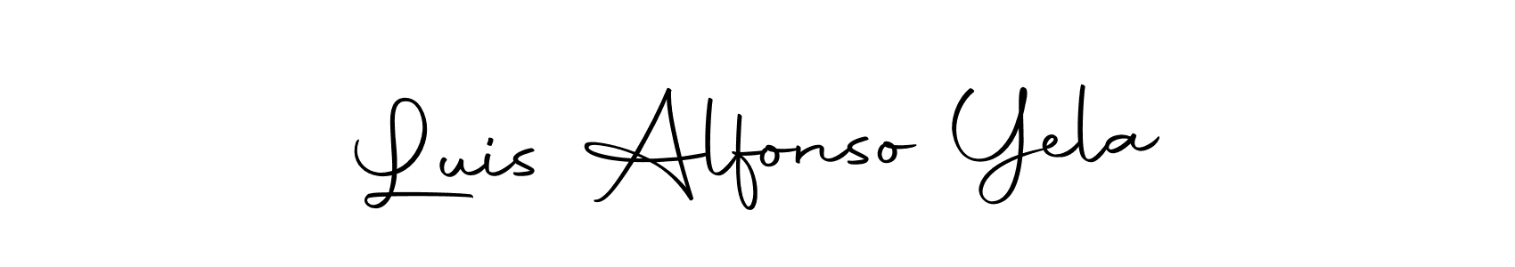 Make a beautiful signature design for name Luis Alfonso Yela. Use this online signature maker to create a handwritten signature for free. Luis Alfonso Yela signature style 10 images and pictures png