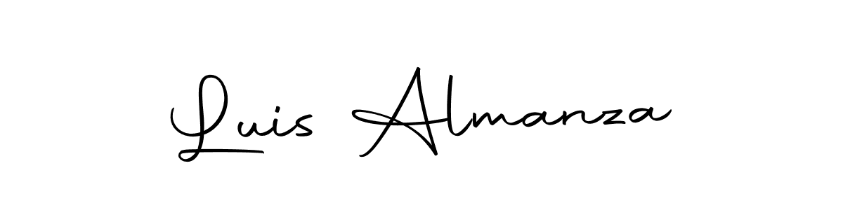 How to make Luis Almanza signature? Autography-DOLnW is a professional autograph style. Create handwritten signature for Luis Almanza name. Luis Almanza signature style 10 images and pictures png