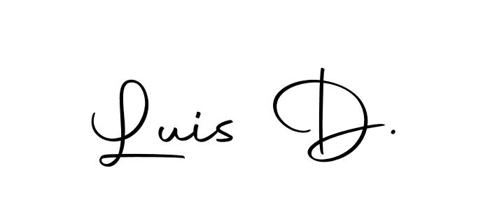 Make a beautiful signature design for name Luis D.. With this signature (Autography-DOLnW) style, you can create a handwritten signature for free. Luis D. signature style 10 images and pictures png