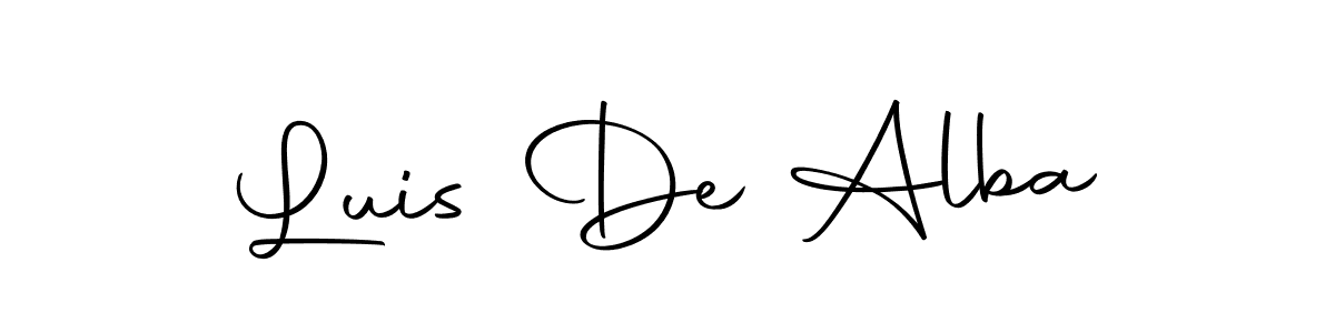 How to make Luis De Alba signature? Autography-DOLnW is a professional autograph style. Create handwritten signature for Luis De Alba name. Luis De Alba signature style 10 images and pictures png