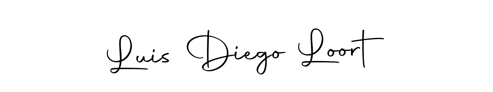 This is the best signature style for the Luis Diego Loort name. Also you like these signature font (Autography-DOLnW). Mix name signature. Luis Diego Loort signature style 10 images and pictures png