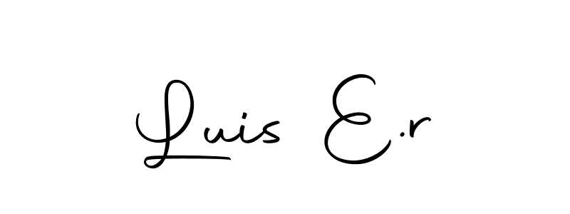 The best way (Autography-DOLnW) to make a short signature is to pick only two or three words in your name. The name Luis E.r include a total of six letters. For converting this name. Luis E.r signature style 10 images and pictures png