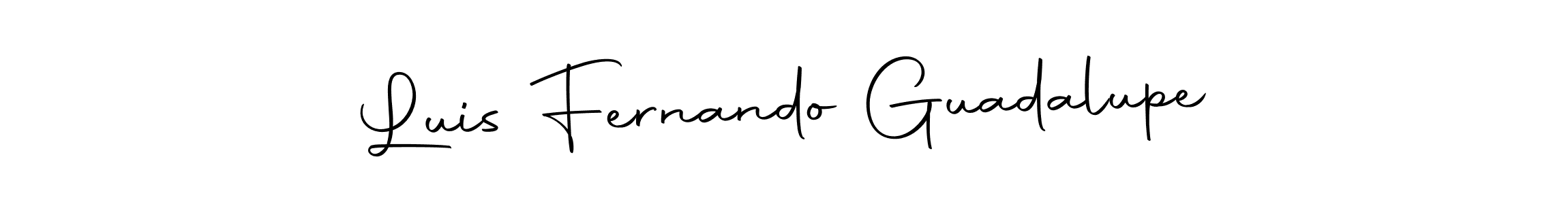 This is the best signature style for the Luis Fernando Guadalupe name. Also you like these signature font (Autography-DOLnW). Mix name signature. Luis Fernando Guadalupe signature style 10 images and pictures png