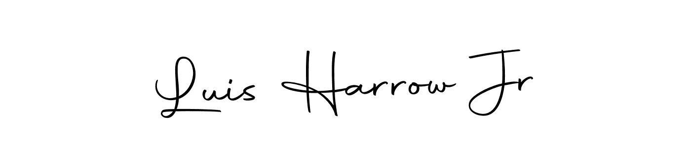 if you are searching for the best signature style for your name Luis Harrow Jr. so please give up your signature search. here we have designed multiple signature styles  using Autography-DOLnW. Luis Harrow Jr signature style 10 images and pictures png