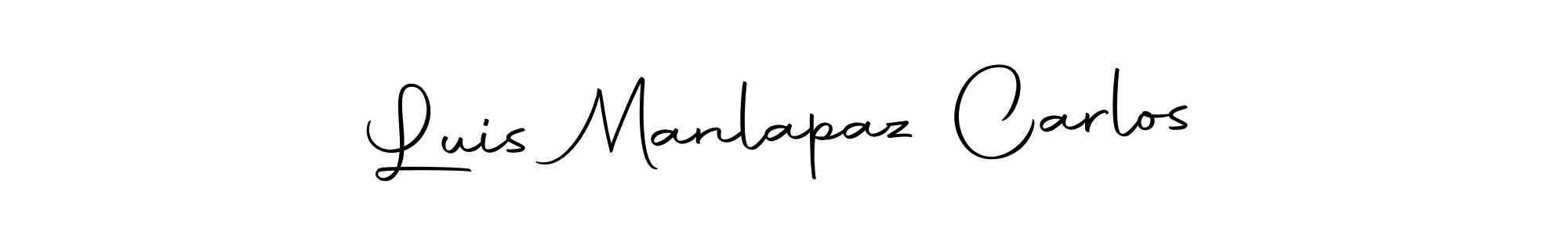 Make a short Luis Manlapaz Carlos signature style. Manage your documents anywhere anytime using Autography-DOLnW. Create and add eSignatures, submit forms, share and send files easily. Luis Manlapaz Carlos signature style 10 images and pictures png