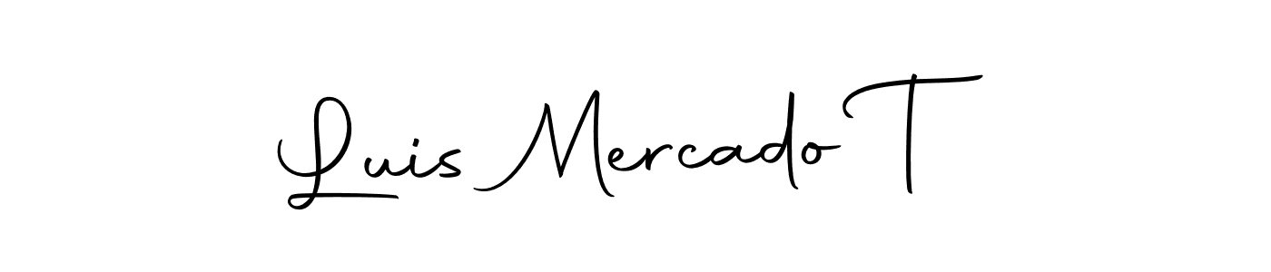 This is the best signature style for the Luis Mercado T name. Also you like these signature font (Autography-DOLnW). Mix name signature. Luis Mercado T signature style 10 images and pictures png