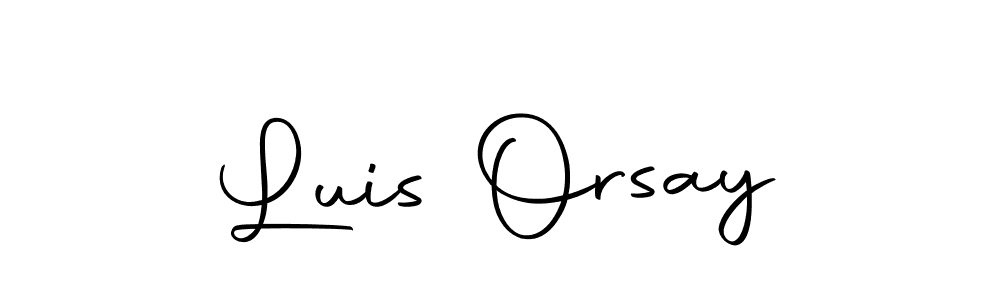 Make a beautiful signature design for name Luis Orsay. With this signature (Autography-DOLnW) style, you can create a handwritten signature for free. Luis Orsay signature style 10 images and pictures png