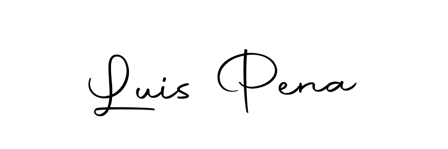 Also we have Luis Pena name is the best signature style. Create professional handwritten signature collection using Autography-DOLnW autograph style. Luis Pena signature style 10 images and pictures png