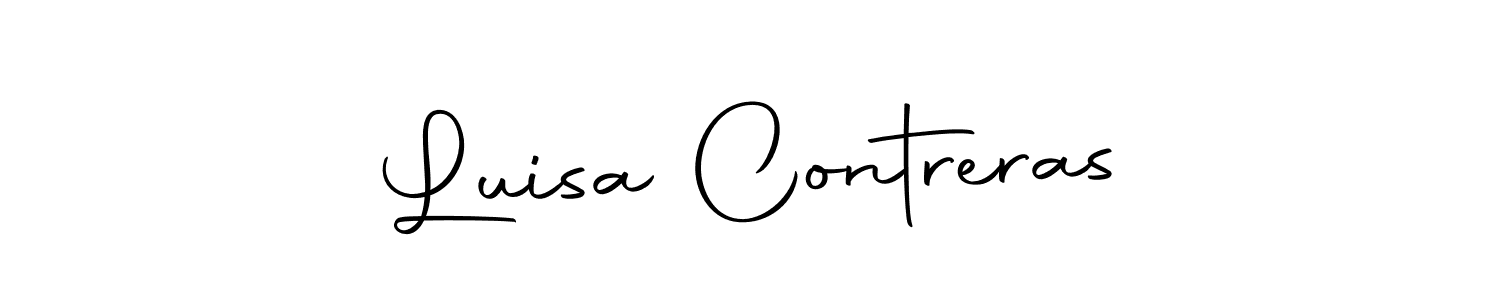 Make a beautiful signature design for name Luisa Contreras. Use this online signature maker to create a handwritten signature for free. Luisa Contreras signature style 10 images and pictures png