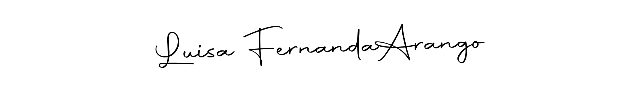 Similarly Autography-DOLnW is the best handwritten signature design. Signature creator online .You can use it as an online autograph creator for name Luisa Fernanda  Arango. Luisa Fernanda  Arango signature style 10 images and pictures png