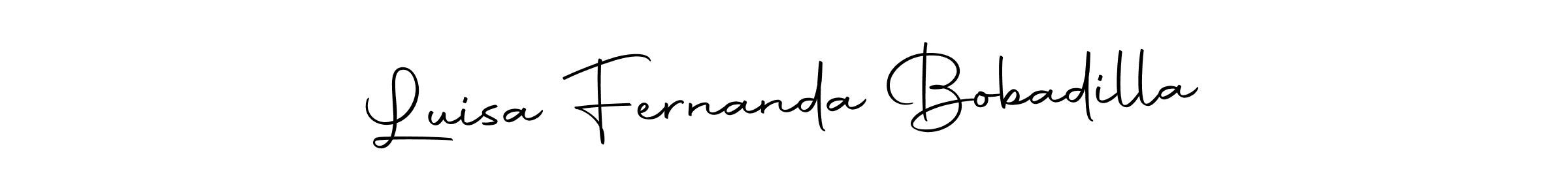 Make a beautiful signature design for name Luisa Fernanda Bobadilla. Use this online signature maker to create a handwritten signature for free. Luisa Fernanda Bobadilla signature style 10 images and pictures png