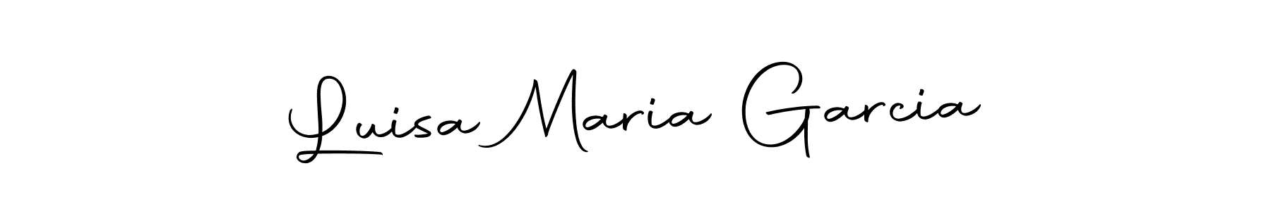 Make a beautiful signature design for name Luisa Maria Garcia. Use this online signature maker to create a handwritten signature for free. Luisa Maria Garcia signature style 10 images and pictures png