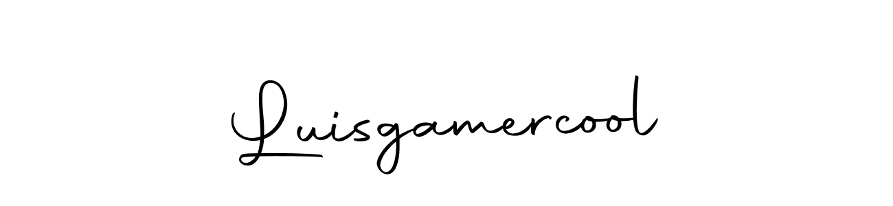 Luisgamercool stylish signature style. Best Handwritten Sign (Autography-DOLnW) for my name. Handwritten Signature Collection Ideas for my name Luisgamercool. Luisgamercool signature style 10 images and pictures png