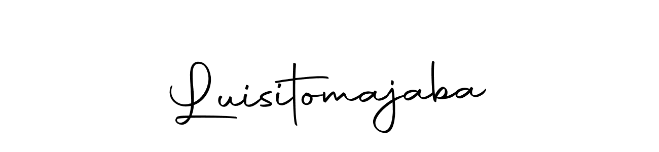 You should practise on your own different ways (Autography-DOLnW) to write your name (Luisitomajaba) in signature. don't let someone else do it for you. Luisitomajaba signature style 10 images and pictures png