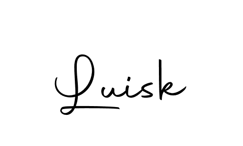 Create a beautiful signature design for name Luisk. With this signature (Autography-DOLnW) fonts, you can make a handwritten signature for free. Luisk signature style 10 images and pictures png