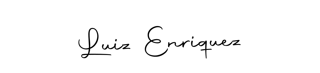 Luiz Enriquez stylish signature style. Best Handwritten Sign (Autography-DOLnW) for my name. Handwritten Signature Collection Ideas for my name Luiz Enriquez. Luiz Enriquez signature style 10 images and pictures png