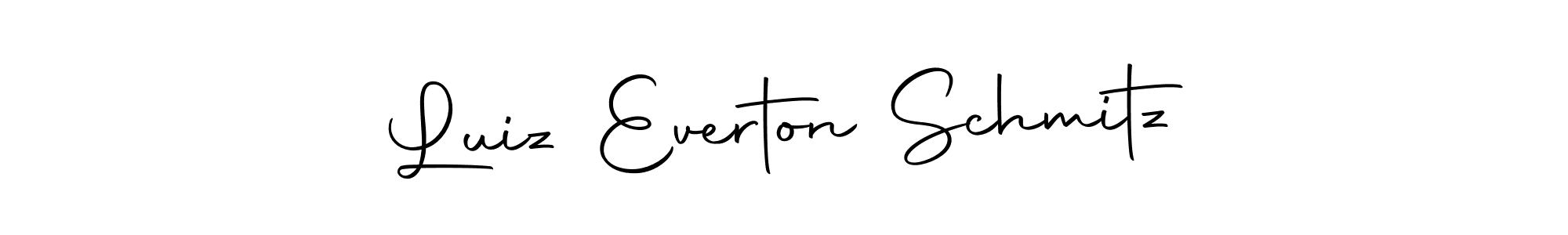 Luiz Everton Schmitz stylish signature style. Best Handwritten Sign (Autography-DOLnW) for my name. Handwritten Signature Collection Ideas for my name Luiz Everton Schmitz. Luiz Everton Schmitz signature style 10 images and pictures png