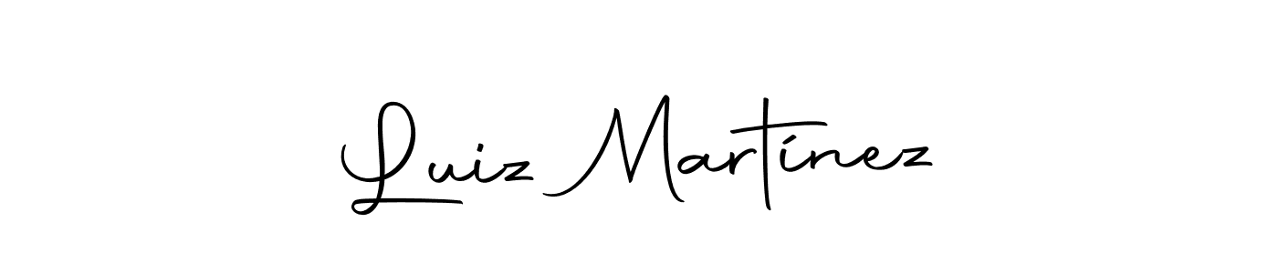 How to make Luiz Martínez name signature. Use Autography-DOLnW style for creating short signs online. This is the latest handwritten sign. Luiz Martínez signature style 10 images and pictures png