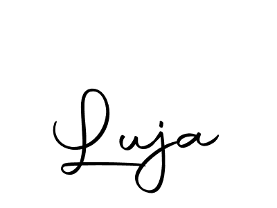 Make a beautiful signature design for name Luja. Use this online signature maker to create a handwritten signature for free. Luja signature style 10 images and pictures png