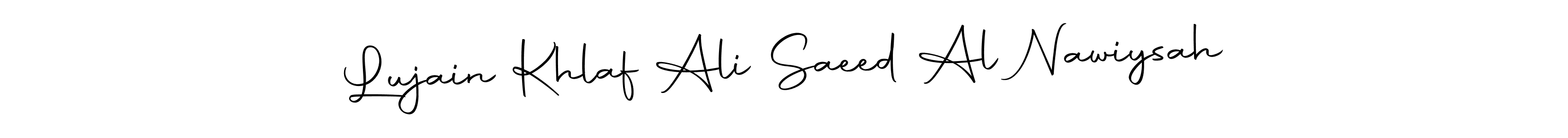 Once you've used our free online signature maker to create your best signature Autography-DOLnW style, it's time to enjoy all of the benefits that Lujain Khlaf Ali Saeed Al Nawiysah name signing documents. Lujain Khlaf Ali Saeed Al Nawiysah signature style 10 images and pictures png