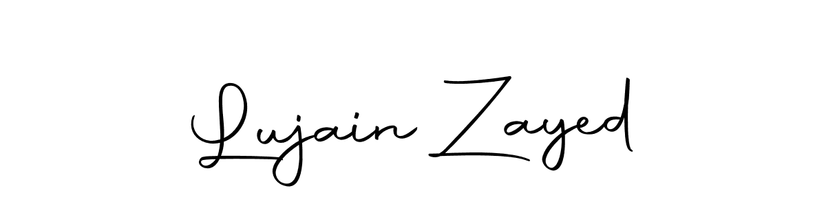 Use a signature maker to create a handwritten signature online. With this signature software, you can design (Autography-DOLnW) your own signature for name Lujain Zayed. Lujain Zayed signature style 10 images and pictures png