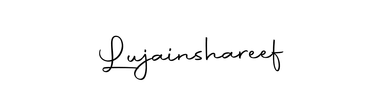It looks lik you need a new signature style for name Lujainshareef. Design unique handwritten (Autography-DOLnW) signature with our free signature maker in just a few clicks. Lujainshareef signature style 10 images and pictures png