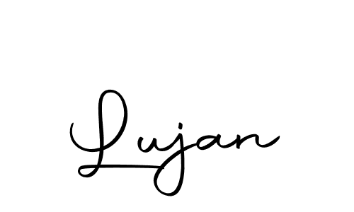 Make a beautiful signature design for name Lujan. With this signature (Autography-DOLnW) style, you can create a handwritten signature for free. Lujan signature style 10 images and pictures png
